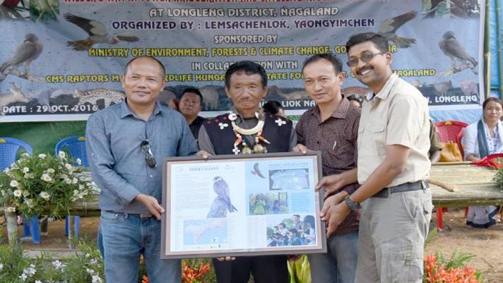 The handover of the letter to the local community in Nagaland